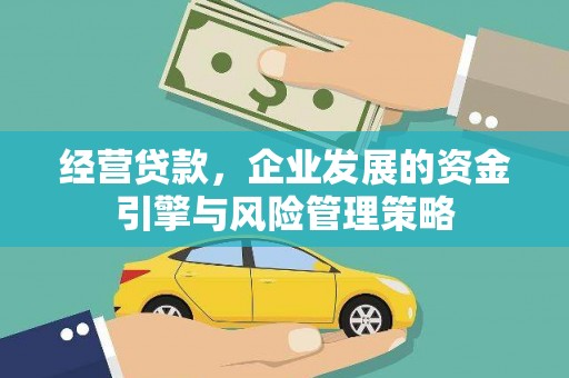 越秀经营贷款，企业发展的资金引擎与风险管理策略