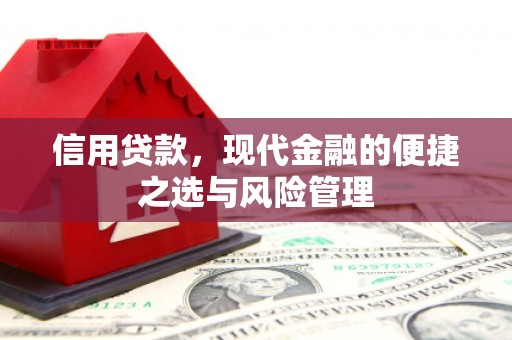 越秀信用贷款，现代金融的便捷之选与风险管理