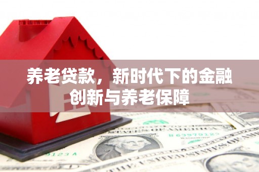 越秀养老贷款，新时代下的金融创新与养老保障
