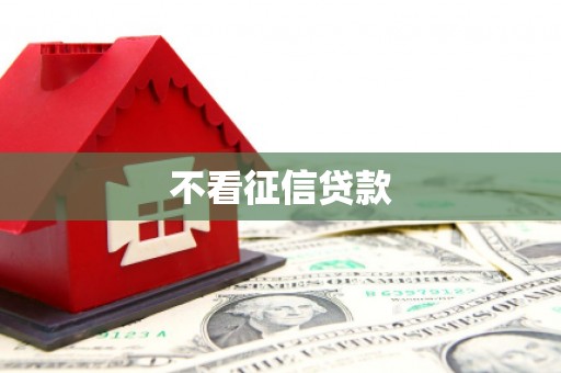 越秀不看征信贷款
