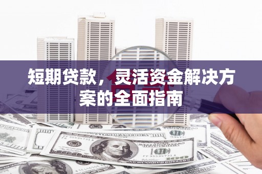 越秀短期贷款，灵活资金解决方案的全面指南