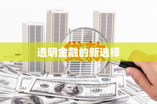 越秀透明金融的新选择